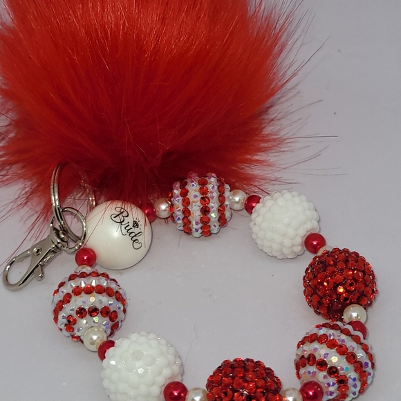 BRIDE WRISTLET KEYCHAIN!! HANDMADE - Picture 7 of 7